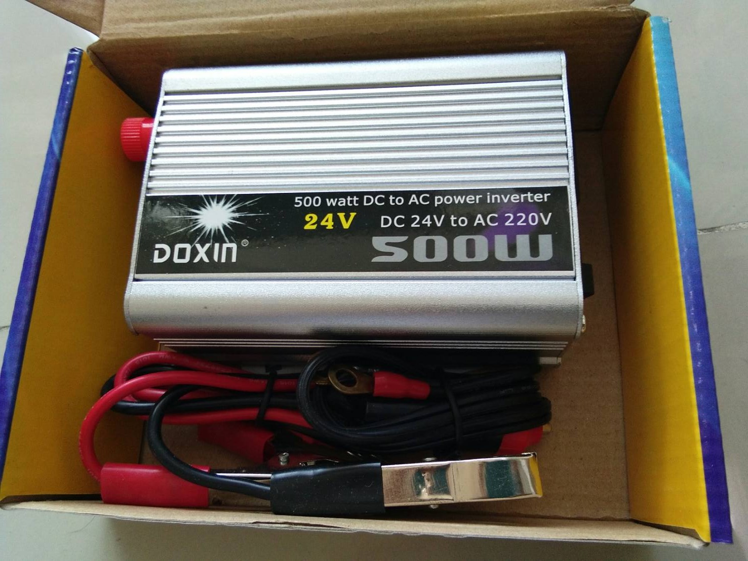 Inverter (หม้อแปลงไฟฟ้า) รุ่น MSW-500W 24V DXN