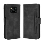 Case Xiaomi Poco X3 Pro / X3 / X3 NFC # Pre-Order * เคสกระเป๋าสตางค์สไตล์ผิวสัมผัสรูปแบบลูกวัวซองหนังพร้อมช่องเสียบการ์ดแยก *