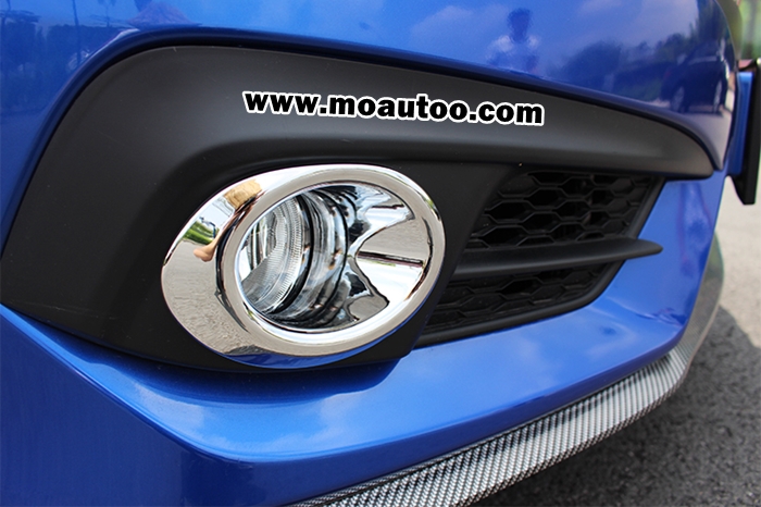 ครอบไฟตัดหมอกโครเมียม CIVIC FC