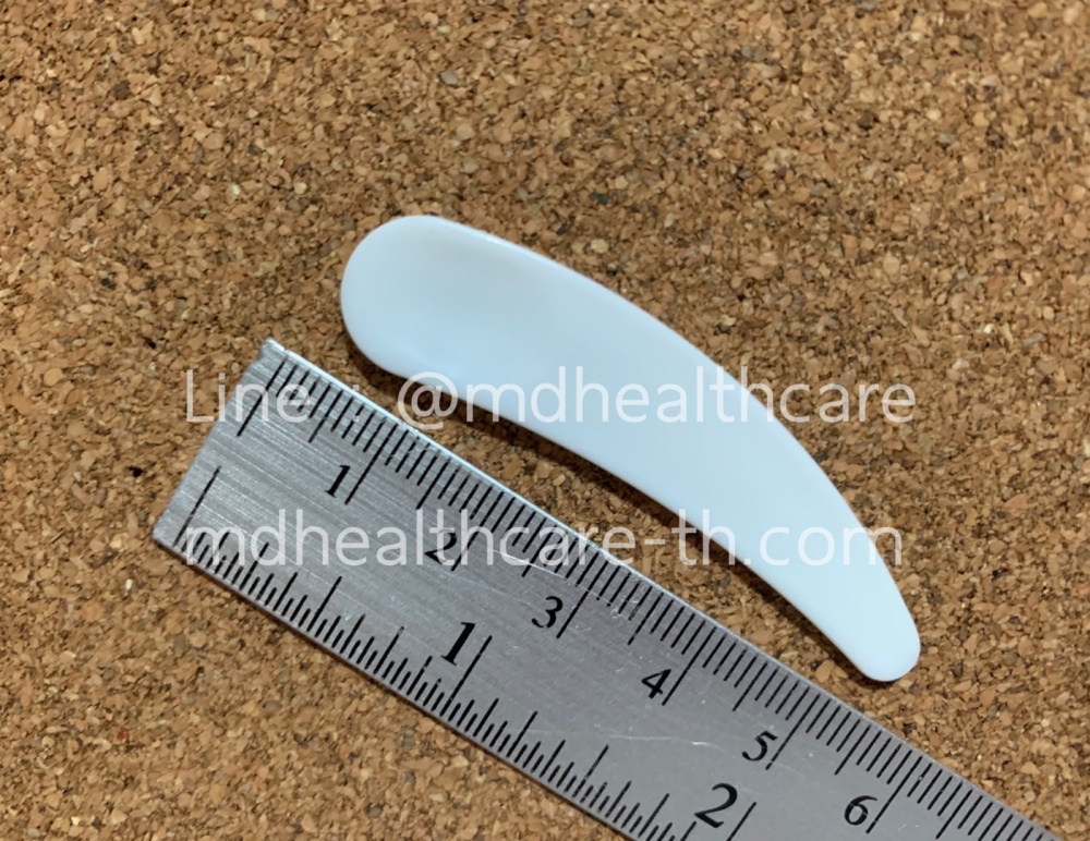 ไม้พายพลาสติก ไม้พายตักครีม ขนาด5.5*1.2 cm.(100ชิ้น/ชิ้นละ1฿)