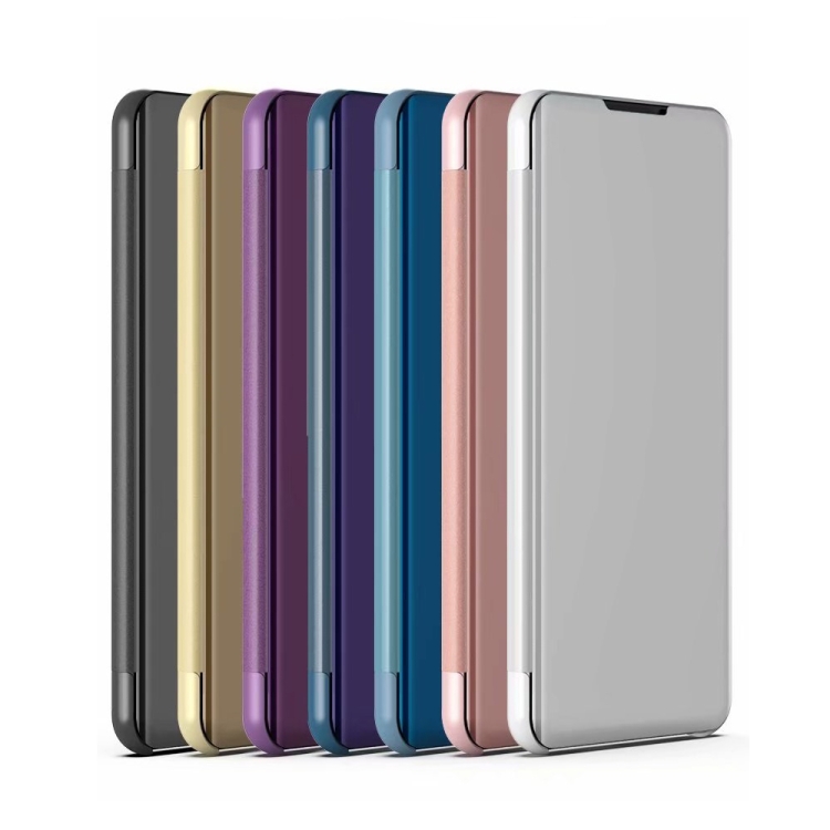 Case Realme 5i / Pre-Order * เคสชุบMirror หนังพลิกแนวนอนพร้อมขาตั้ง *