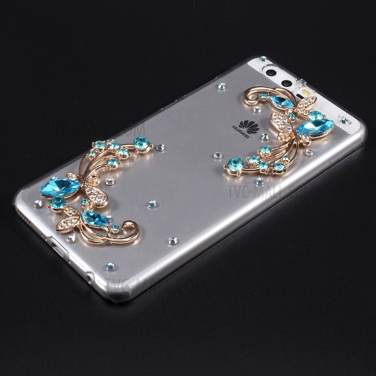 Case Huawei P10 Plus / Pre-order * เคสแข็งใส Rhinestone ตกแต่งคริสตัล *