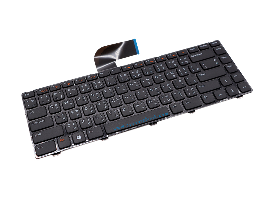 คีย์บอร์ด โน๊ตบุ๊ค Dell Inspiron 7520 แป้นพิม ไทย อังกฤษ