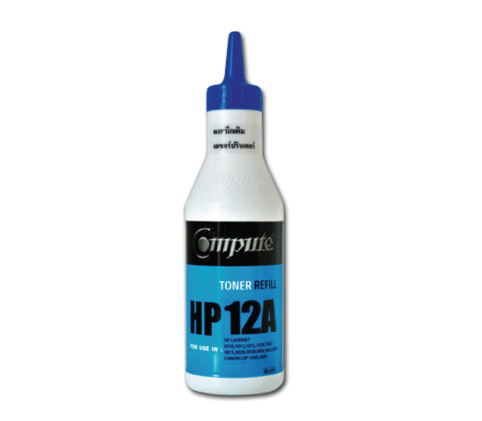 ผงหมึกเติม (Refill Toner) คอมพิวท์ For HP Q2612A (12A)