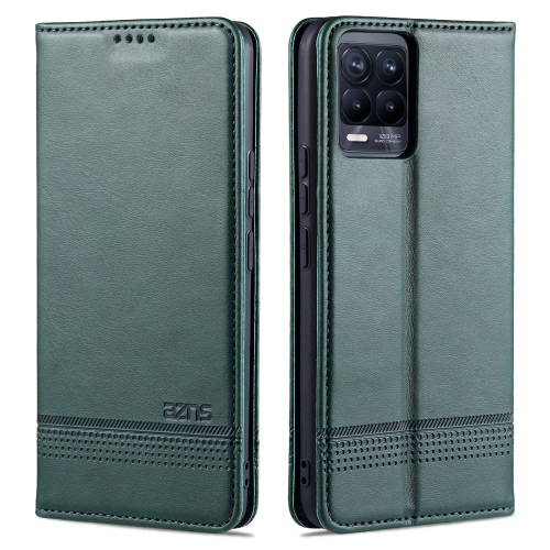 Case Realme 8 5G # Pre-Order * AZNS Magnetic Calf Texture พร้อมช่องเสียบการ์ด & ผู้ถือ & กระเป๋าสตางค์ *