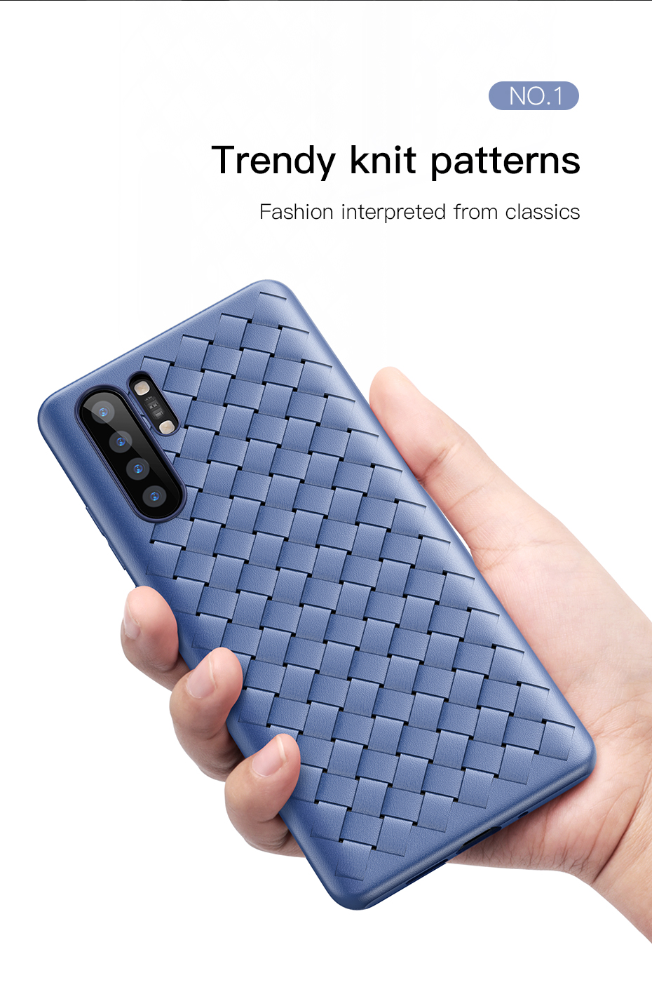 Case Huawei P30 Pro / Pre-Order * BASEUS BV Weaving Case สร้างด้วยวัสดุ TPU นำเข้าจากเยอรมันไบเออร์ *