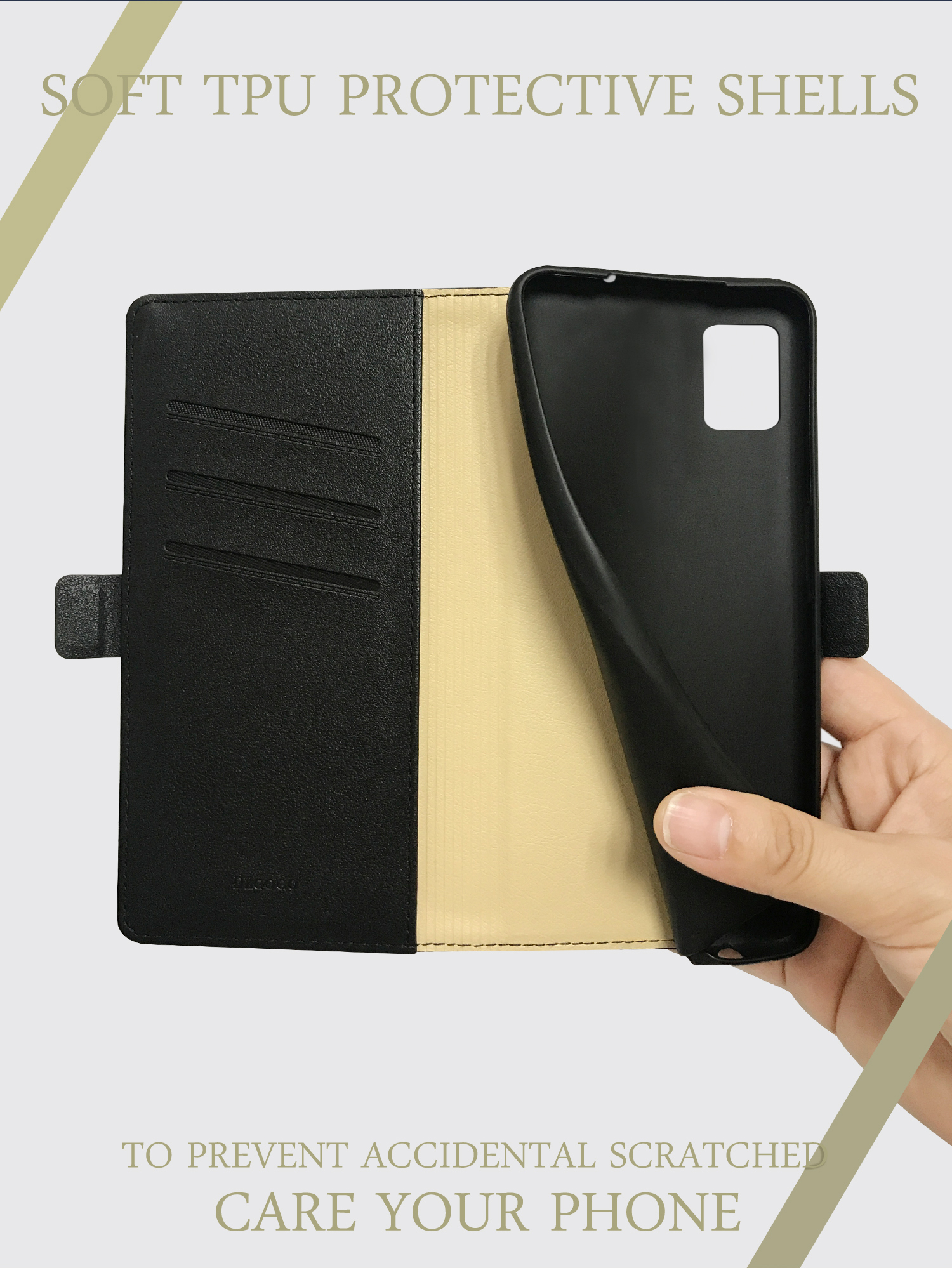 Case Samsung Galaxy A71 / Pre-order * DZGOGO Milo Series ทำจากหนัง PU + TPU เคสปกหนังกระเป๋าสตางค์ *