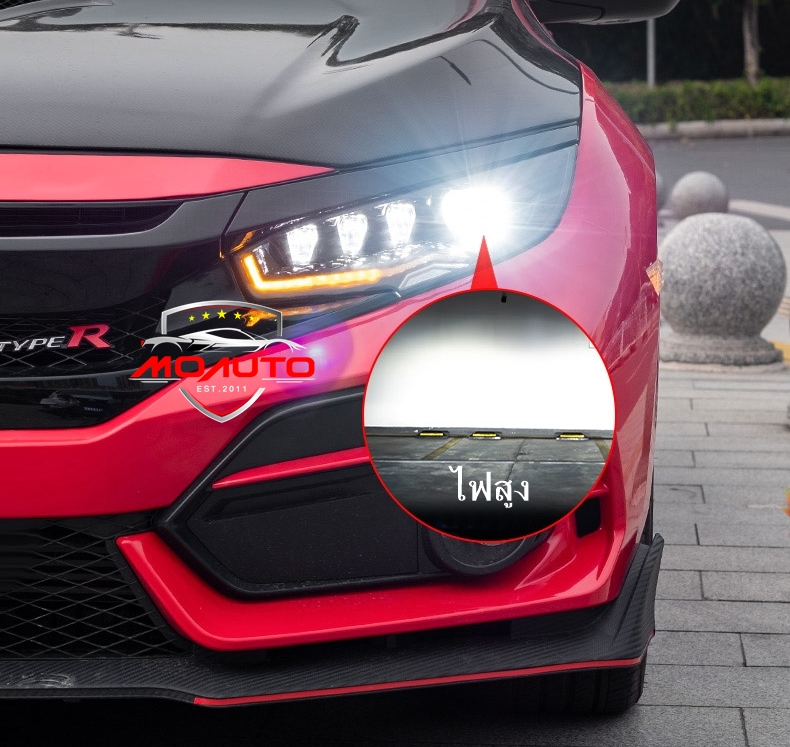 โคมไฟหน้า M Step V2 CIVIC FC / FK 2016-2021