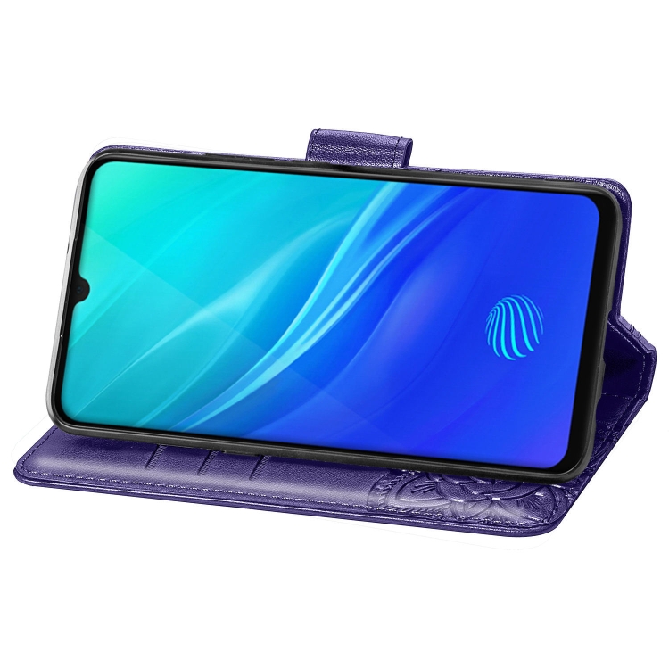 Case Vivo S1 / Pre-Order * ผีเสื้อรักดอกไม้ลายนูนแนวนอนพลิกซองหนังพร้อมตัวยึดและช่องเสียบการ์ดและกระเป๋าสตางค์และเชือกเส้นเล็ก *