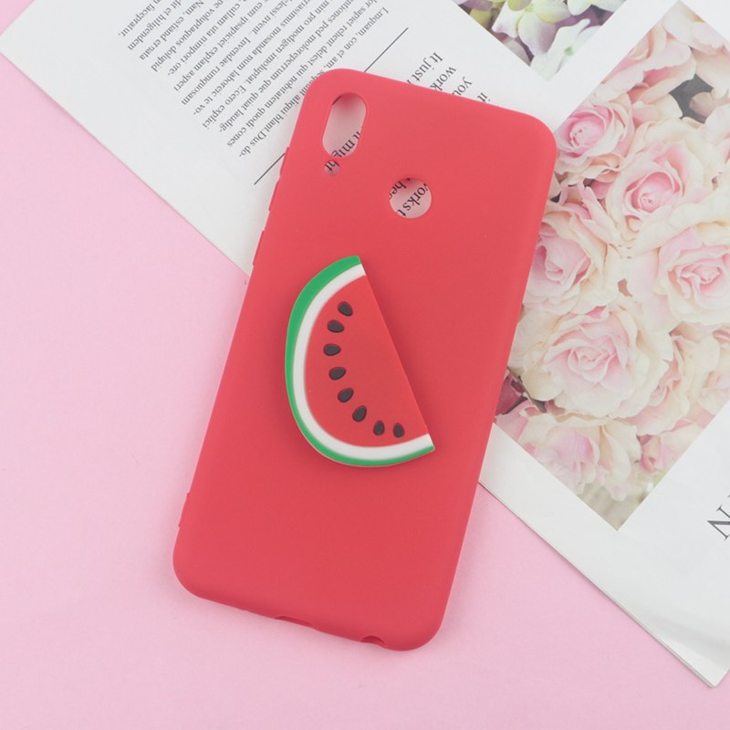 Case Huawei Y9 2019 / Pre-orde * เคส TPU ผลไม้ที่น่ารัก สตรอเบอร์รี่ กระบองเพชร แตงโม *