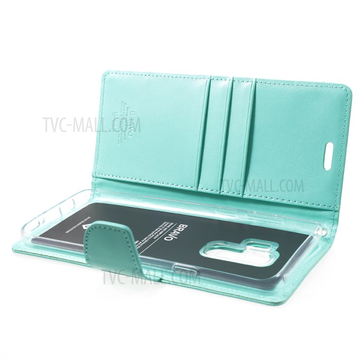 Case Samsung Galaxy S9 Plus / Pre-Order * MERCURY GOOSPERY Bravo Diary ทำจากหนัง PU คุณภาพดีทนทาน *