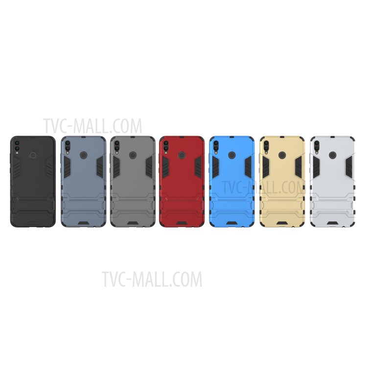 Case Huawei Y Max / Pre-Order * เคสไฮบริด พลาสติกแข็ง + TPU อ่อน = แบบสองชั้น + ขาตั้ง *