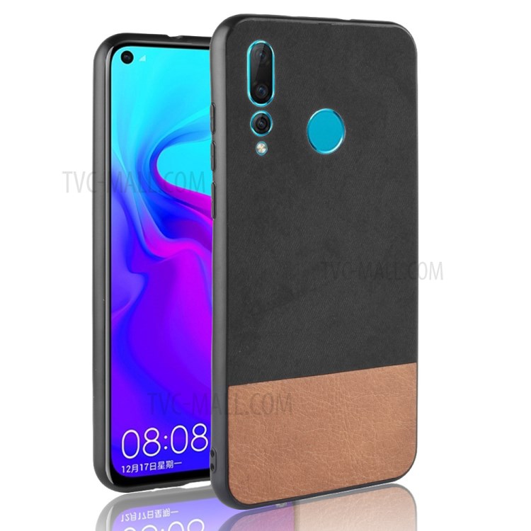 Case Huawei Nova 4 / Pre-Order * สองสี Splicing หนัง PU เคลือบ PC + TPU ไฮบริด *
