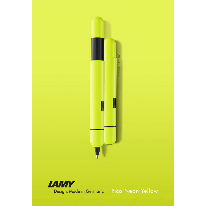 Lamy Pico Neon Yellow 2018 ballpoint pen Limited Edition
