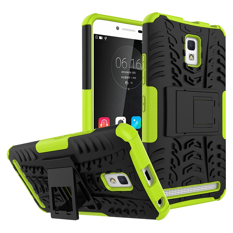 Case Lenovo A6600 / Pre-order * พีซีภายนอก + ด้านใน TPU = การป้องกันชั้นสองชั้น พร้อมขาตั้ง *