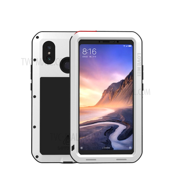 Case Xiaomi Mi Max 3 / Pre-Order * LOVE MEI วัสดุ: โลหะ + ซิลิโคน + กระจก *