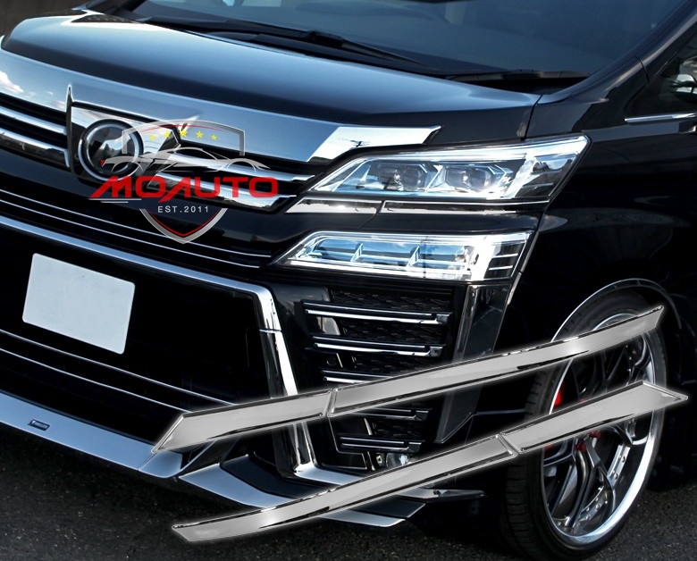 คิ้วไฟหน้ากันชน VELLFIRE 30 MC