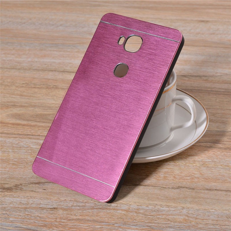 Case Huawei GR5 / Pre-order * เคสแข็งบางแปรงขัด โลหะอลูมิเนียม + PC *