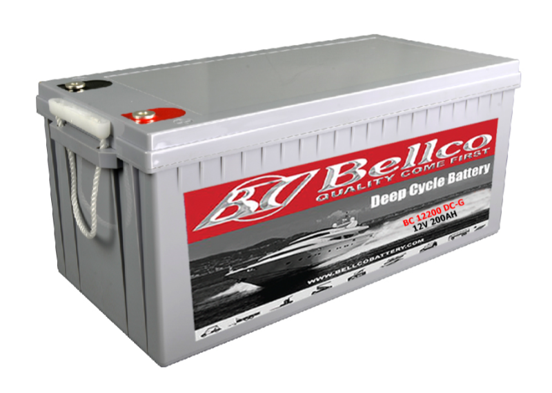 แบตเตอรี่เจลดีพไซเคิลเบลโก้ GEL Deep cycle Bellco 200Ah (BC-12200DC-G)