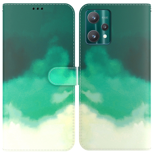 Case Realme 9 Pro # Pre-order * เคสโทรศัพท์หนังพลิกแนวนอนลายสีน้ำ *