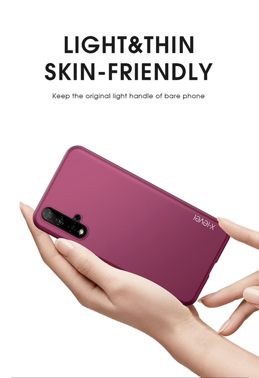 Case Huawei Nova 5T / Pre-order * X-LEVEL Guardian Series Matte TPU *