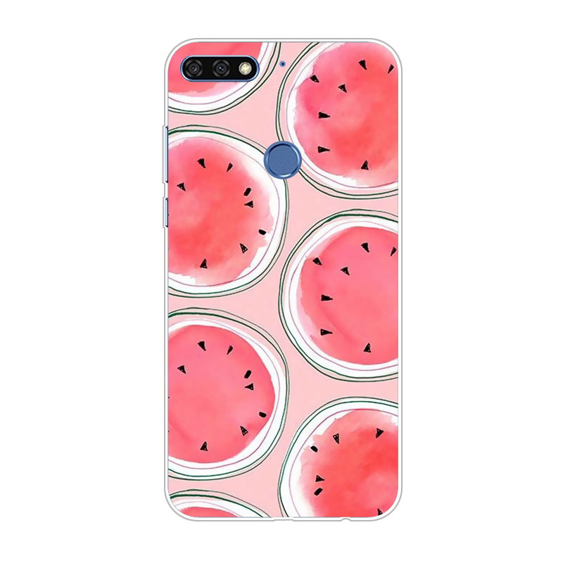 Case Huawei Y7 Pro 2018 / Pre-order * ซิลิกอนน่ารัก การ์ตูนจิตรกรรมTPU Soft *