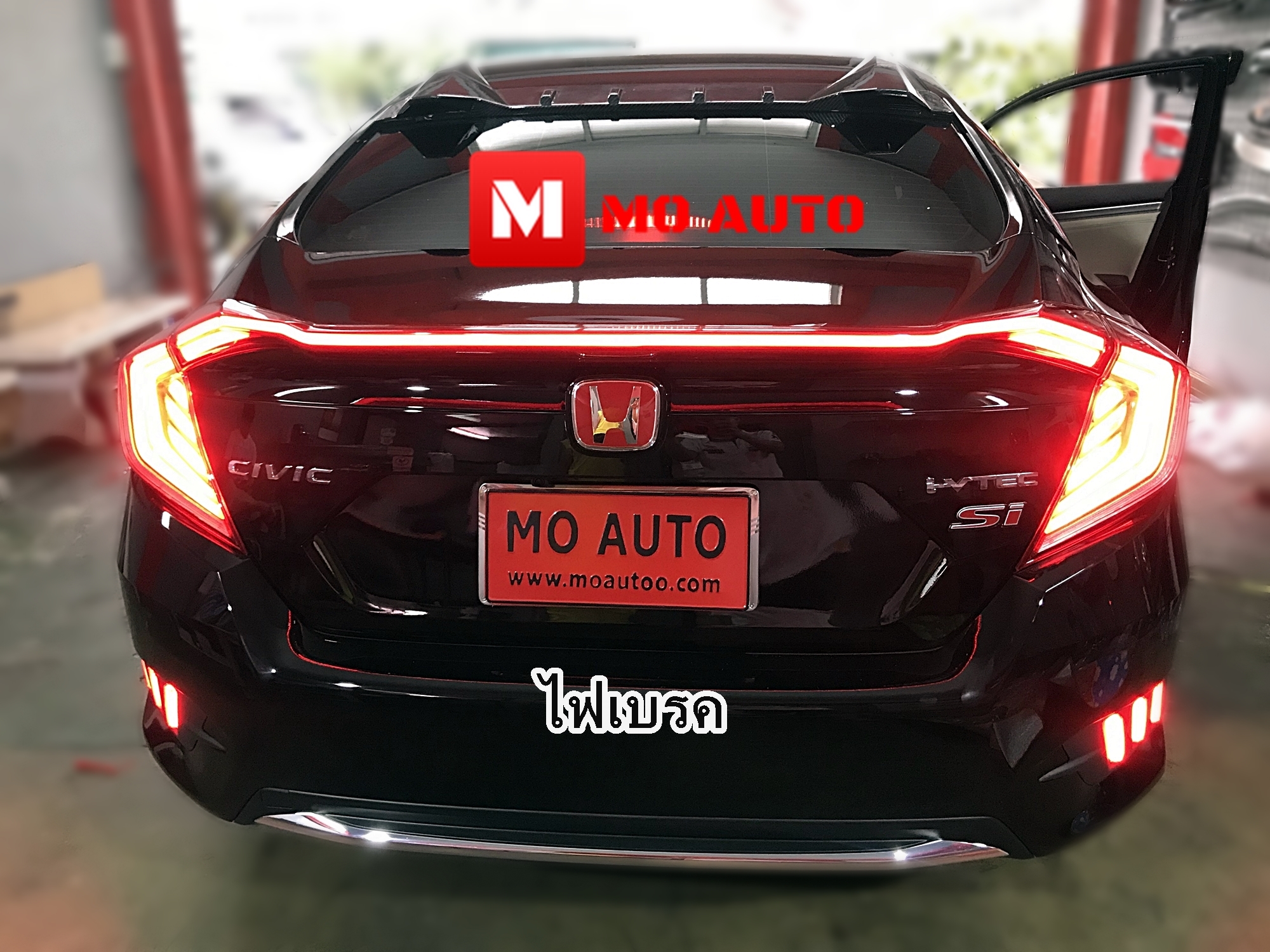 ไฟท้าย LED M-STEP พร้อมไฟฝากระโปรงท้าย CIVIC FC 2016 - 2021