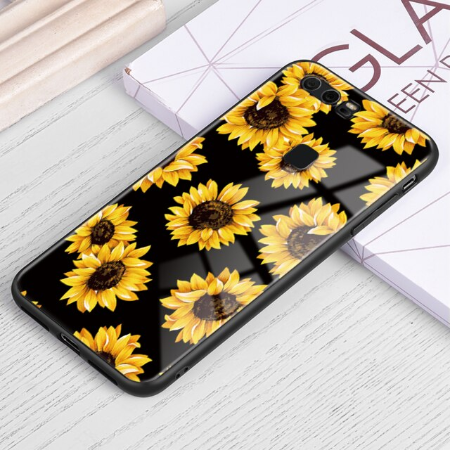 Case Huawei Mate 20 X / Pre-Order * เคสลายดอกไม้ซิลิโคนนุ่ม TPU + กระจกนิรภัยปกหลัง *
