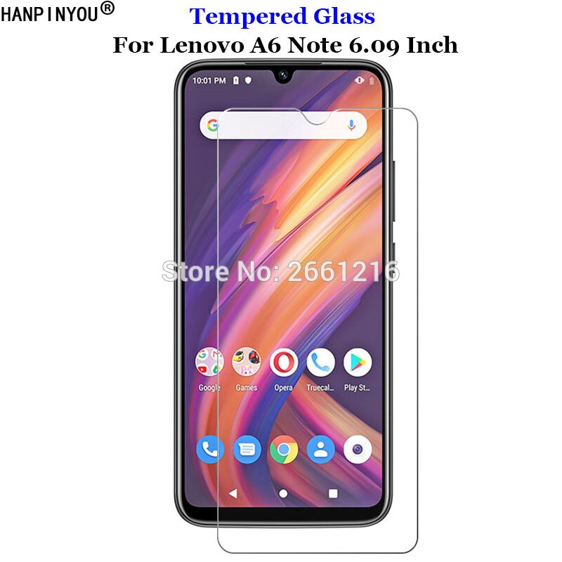 กระจกนิรภัย Lenovo A6 Note / Pre-Order * กระจกนิรภัย 9 H 2.5D พรีเมี่ยมโทรศัพท์ฟิล์มป้องกันหน้าจอ *
