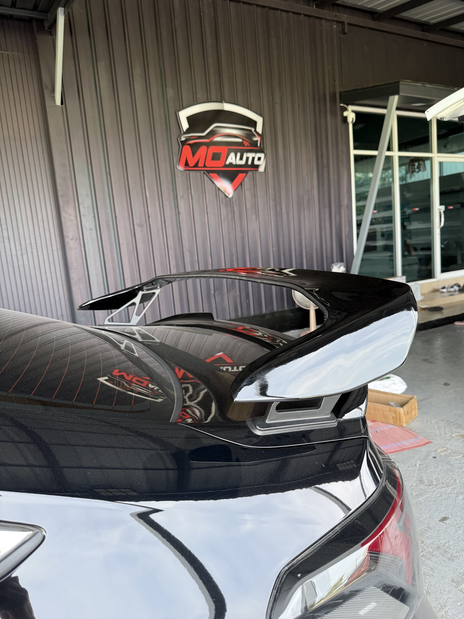 สปอยเลอร์ TYPE-R FL5 ดำเงา สำหรับ CIVIC FE