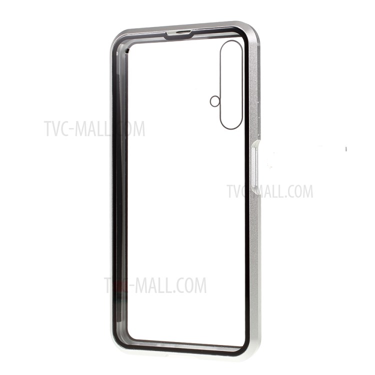 Case Huawei Nova 5T / Pre-order * เคสโลหะกรอบแม่เหล็ก + แก้วปกหลัง ถอด 2-in-1 *