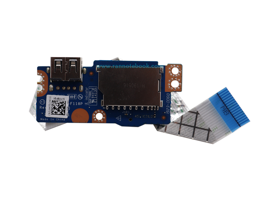 USB SD Card Reader IO Circuit Board Dell Latitude 3490 อะไหล่แท้ จากศูนย์ Dell Thaland