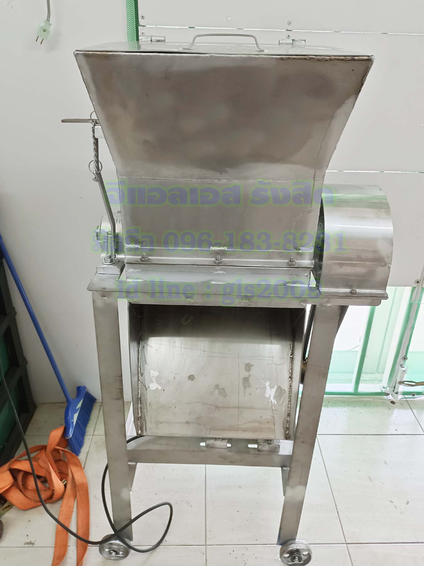 เครื่องตีน้ำแข็งสแตนเลส1กั๊กมอเตอร์2แรง