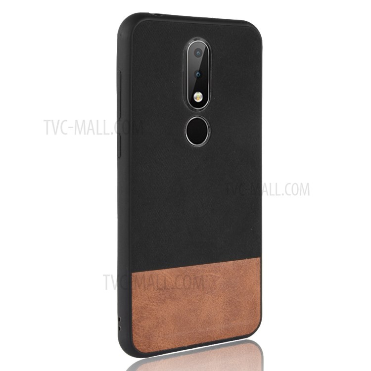 Case Nokia 6.1 Plus / Pre-order * 2 สี Splicing หนัง PU เคลือบ PC + TPU *