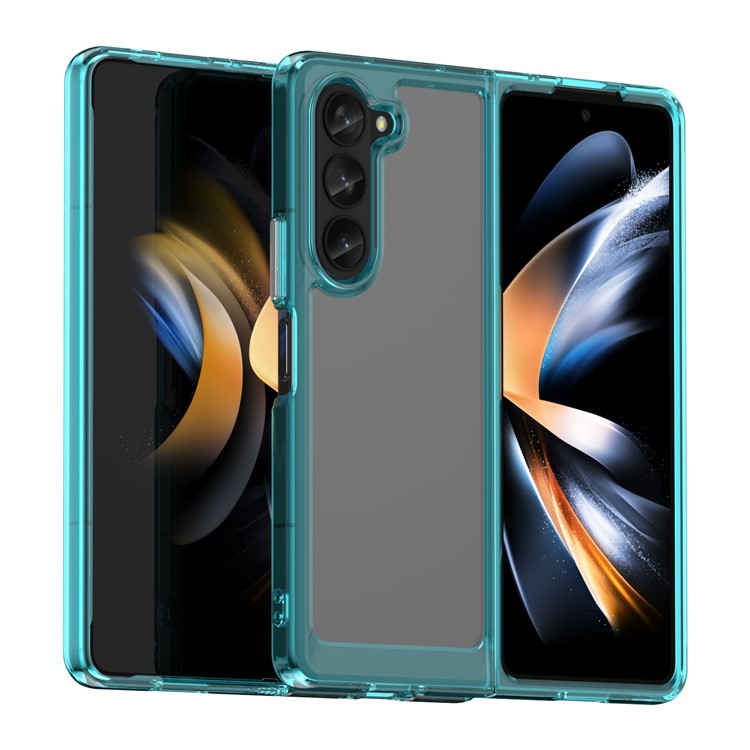 Case Samsung Galaxy Z Fold 5 # Pre-Order * เคสฝาหลัง TPU + อะคริลิคใสเคสกันกระแทกป้องกัน *