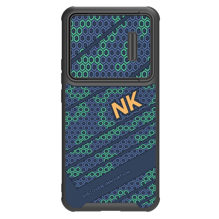 Case Xiaomi 12T 5G # Pre-Order * NILLKIN เลื่อนกล้องป้องกันเคสโทรศัพท์พื้นผิวรังผึ้ง PC + TPU ฝาครอบไฮบริด *
