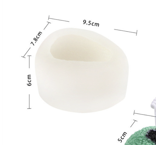แม่พิมพ์ซิลิโคน อโวคาโด food grade 125g 5*8*5.5cm 1ชิ้น 005451