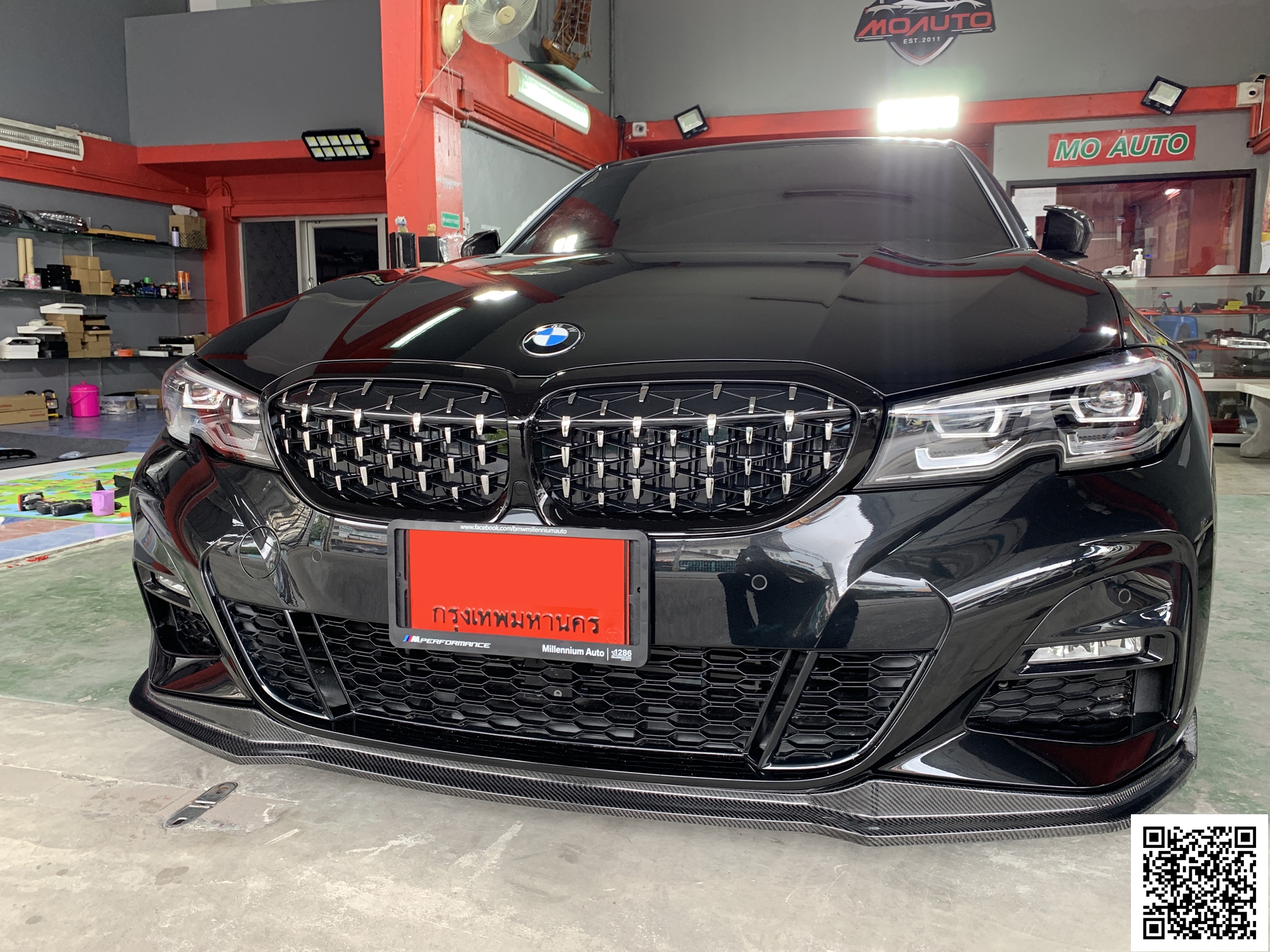 ลิ้นหน้า BMW G20 ทรง P