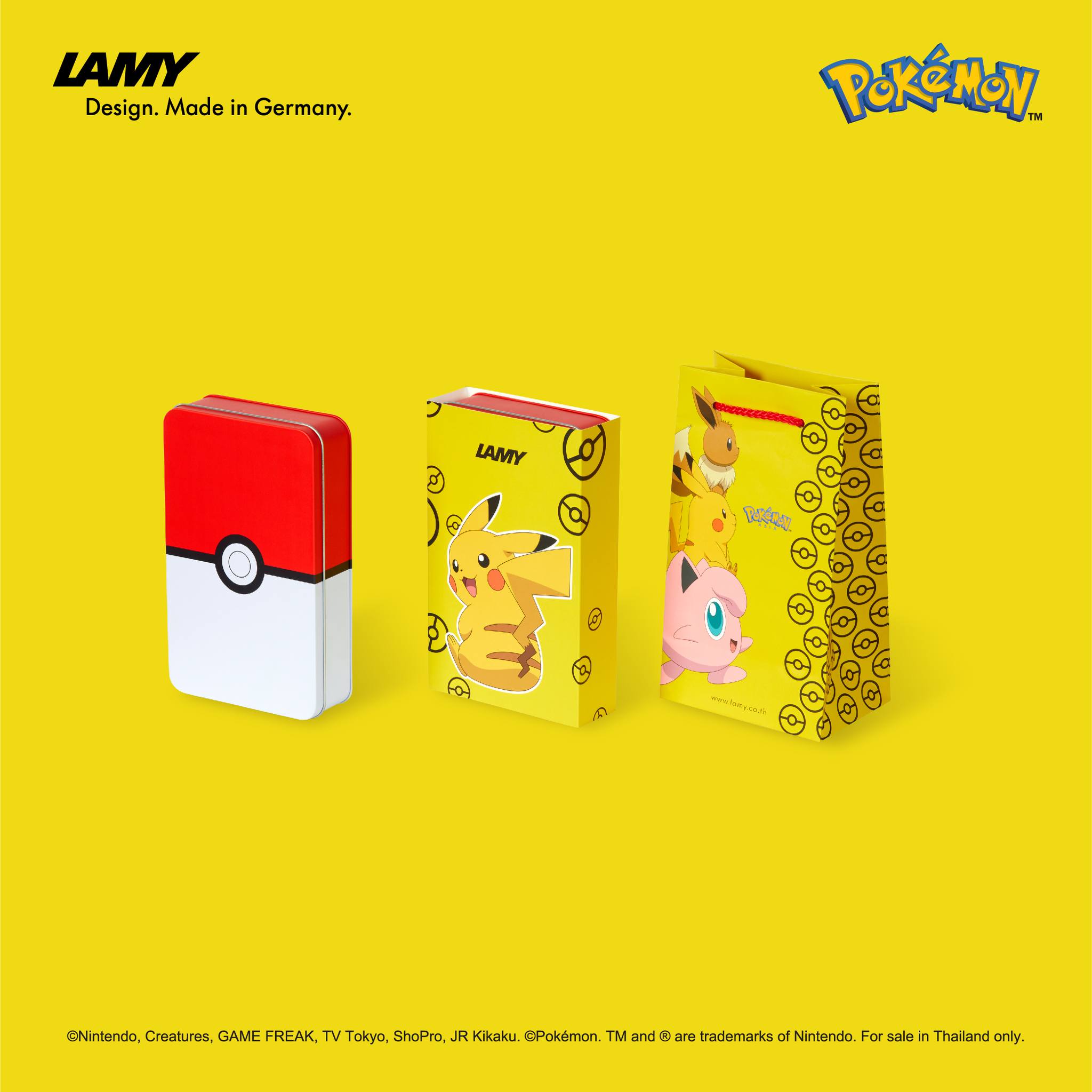 LAMY X POKEMON THAILAND 2022 LIMITED EDITION