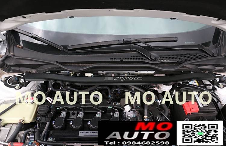 ค้ำโช้คหน้าดำด้าน CIVIC FC/FK