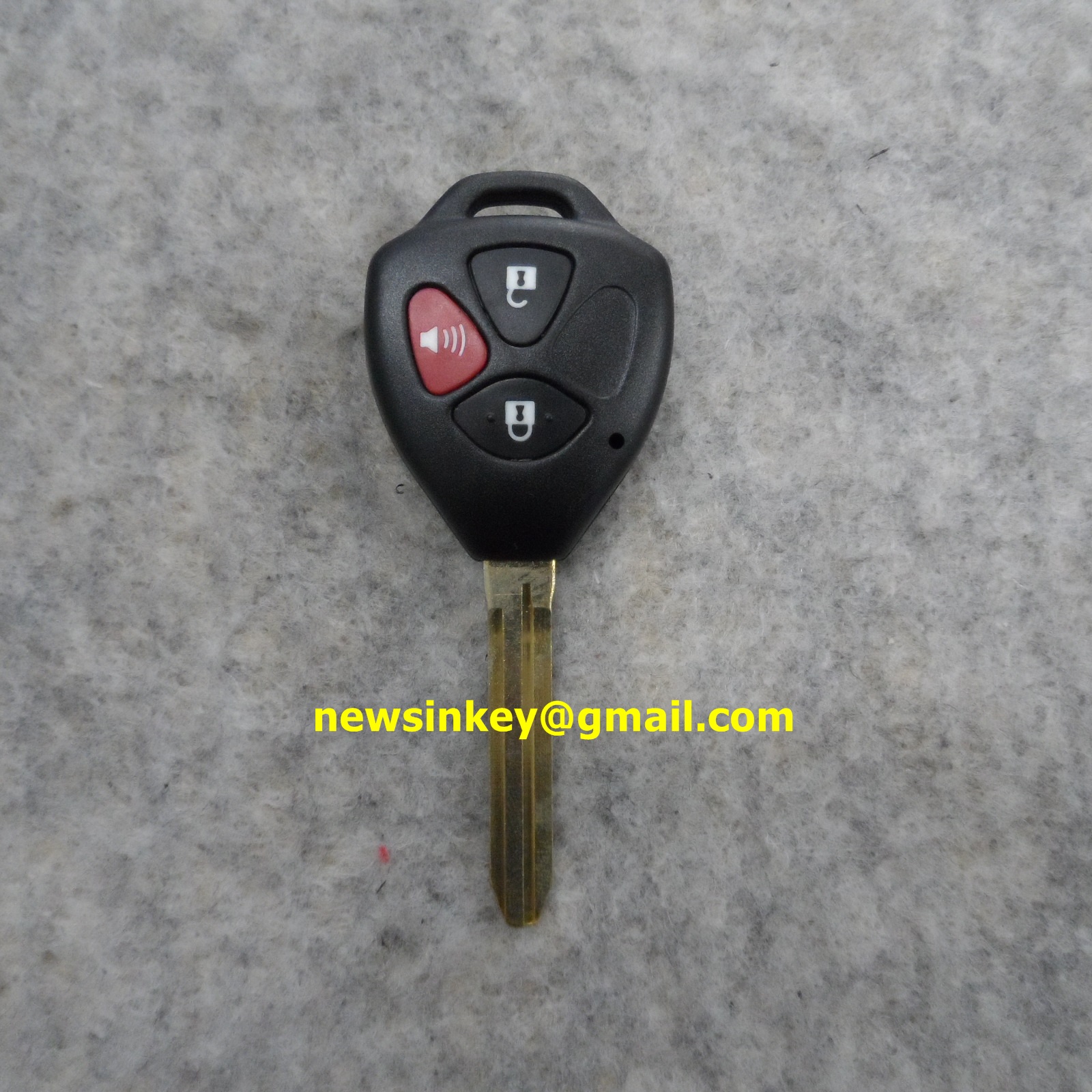 กรอบกุญแจรีโมท TOYOTA 3 ปุ่ม