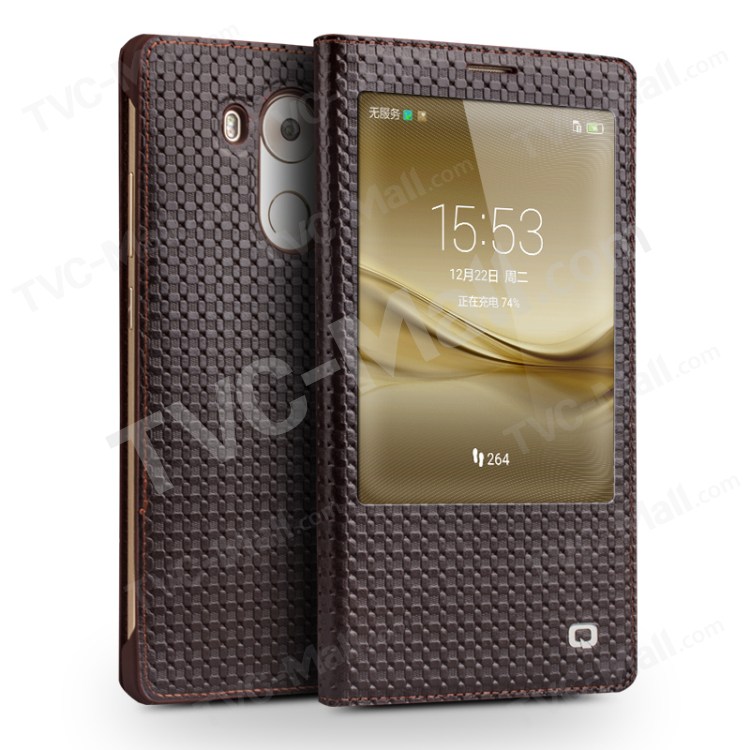 Case Huawei Mate 8 / Pre-order * QIALINO หนังวัวแท้ ปลุกอัตโนมัติขึ้น / ฟังก์ชั่นการนอนหลับ *