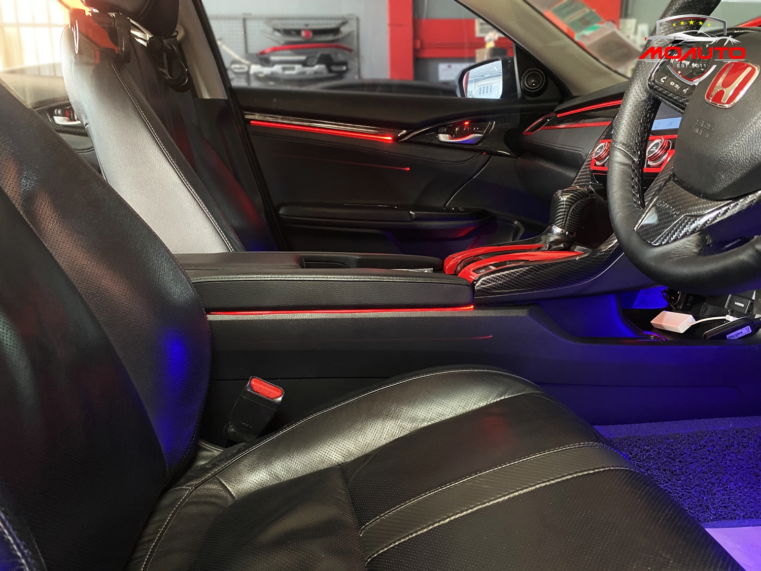 ไฟ Ambient light ตรงรุ่น V1 CIVIC FC / FK