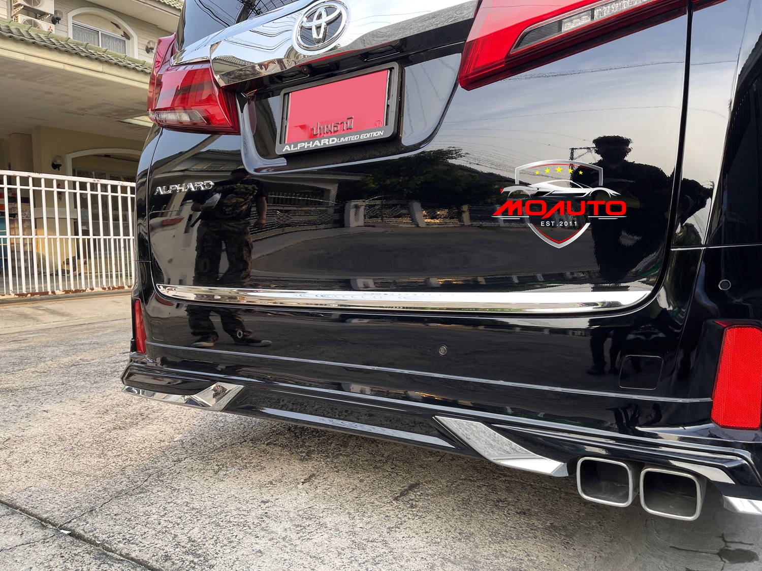 คิ้วฝากระโปรงท้าย ALPHARD / VELLFIRE MC 2016-2022