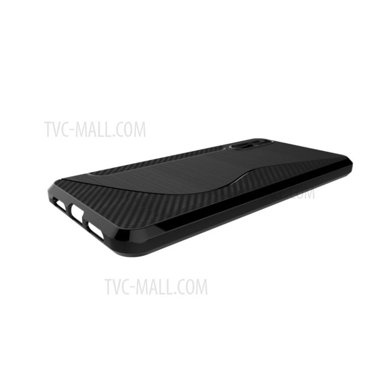 Case Huawei P20 / Pre-order * คาร์บอนไฟเบอร์ Brushed S รวมพื้นผิวแปรงและคาร์บอนไฟเบอร์ 2 ชนิด *