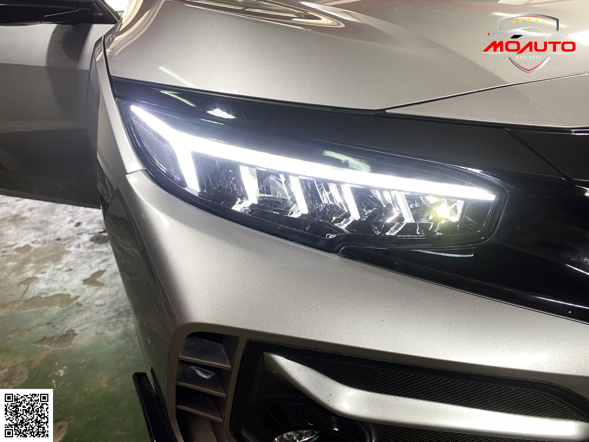 โคมไฟหน้า LED ทรง Audi Style CIVIC FC / FK 2016-2021