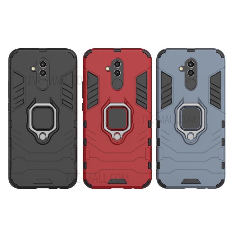 Case Huawei Mate 20 Lite # Pre-order * เคส TPU + PC Hybrid พร้อมขาตั้งแหวนนิ้ว *