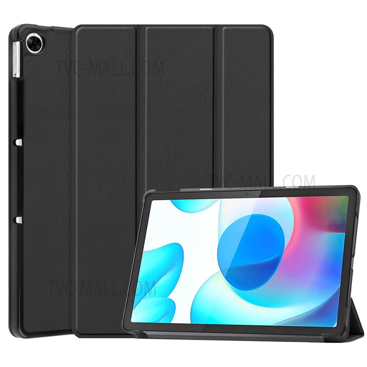 Case Realme Pad # Pre-order * เคสหนัง 3- พับ ดีไซน์มุมหนา 4 มุมเพื่อการป้องกันการตกหล่นที่ดีขึ้น *