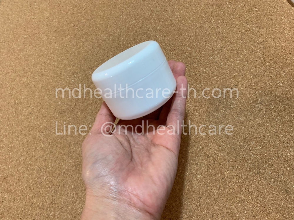 กระปุกแบ่งครีม กระปุกแบ่งผงมาร์ค 100กรัม (1ชิ้น) พร้อมส่งสีขาว