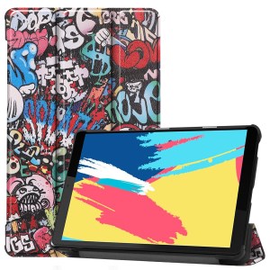 Case Lenovo Tab M8 (2nd Gen) / Pre-Order * รูปแบบการพิมพ์ลายหนังฝาครอบเคสแท็บเล็ตขาตั้ง3- พับ *
